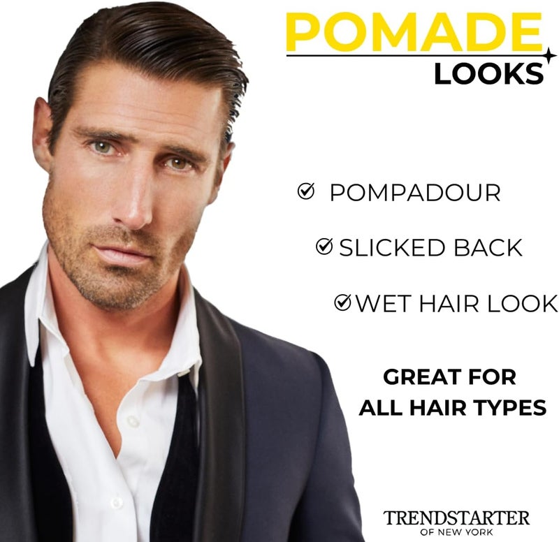 TRENDstarter Classic Pomade - Light Hold, High Shine - 4 Ounce - Image 4